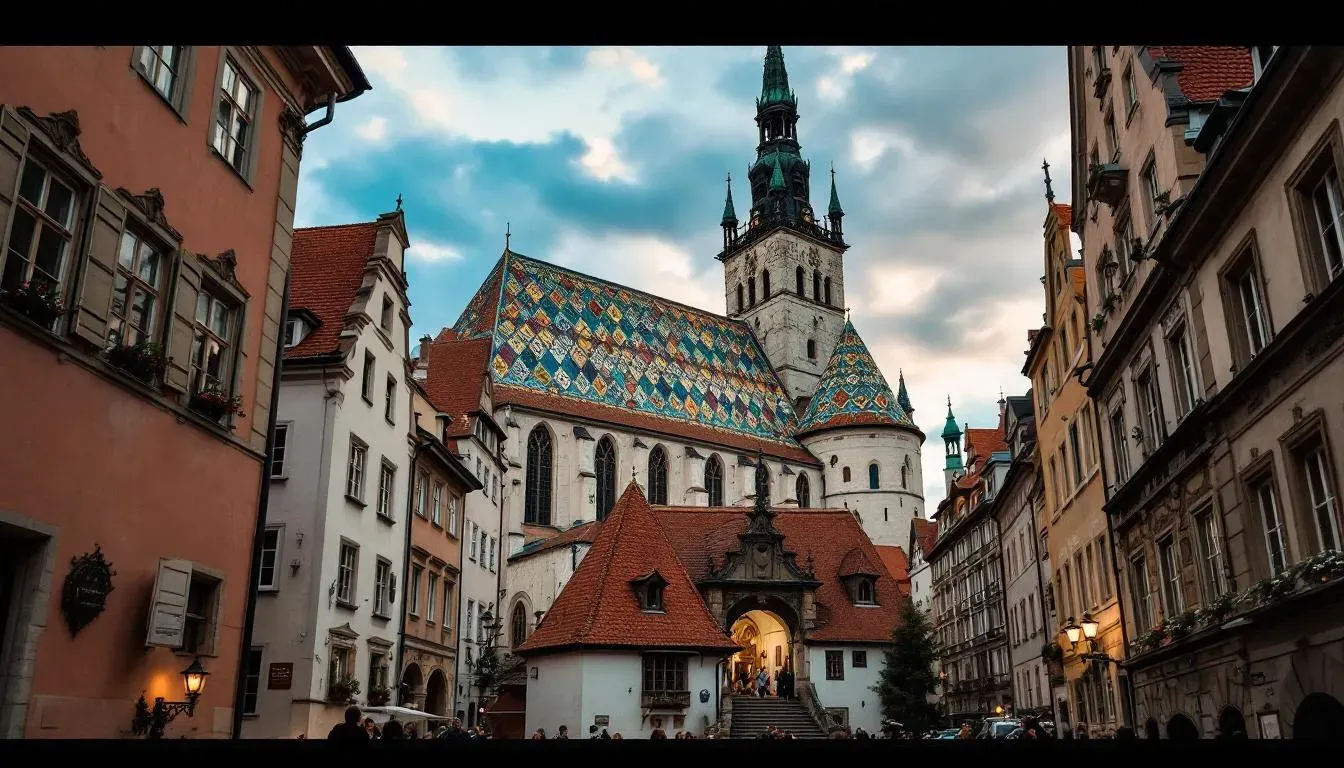 iconic landmark Zagreb - filming location in Croatia